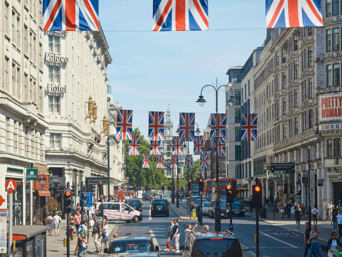 American in the UK